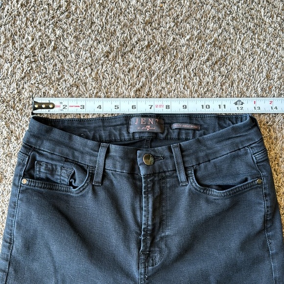 Jen7 7 For All Mankind Women’s 4 Petite‎ Ankle Skinny Black Jeans - Picture 9 of 11